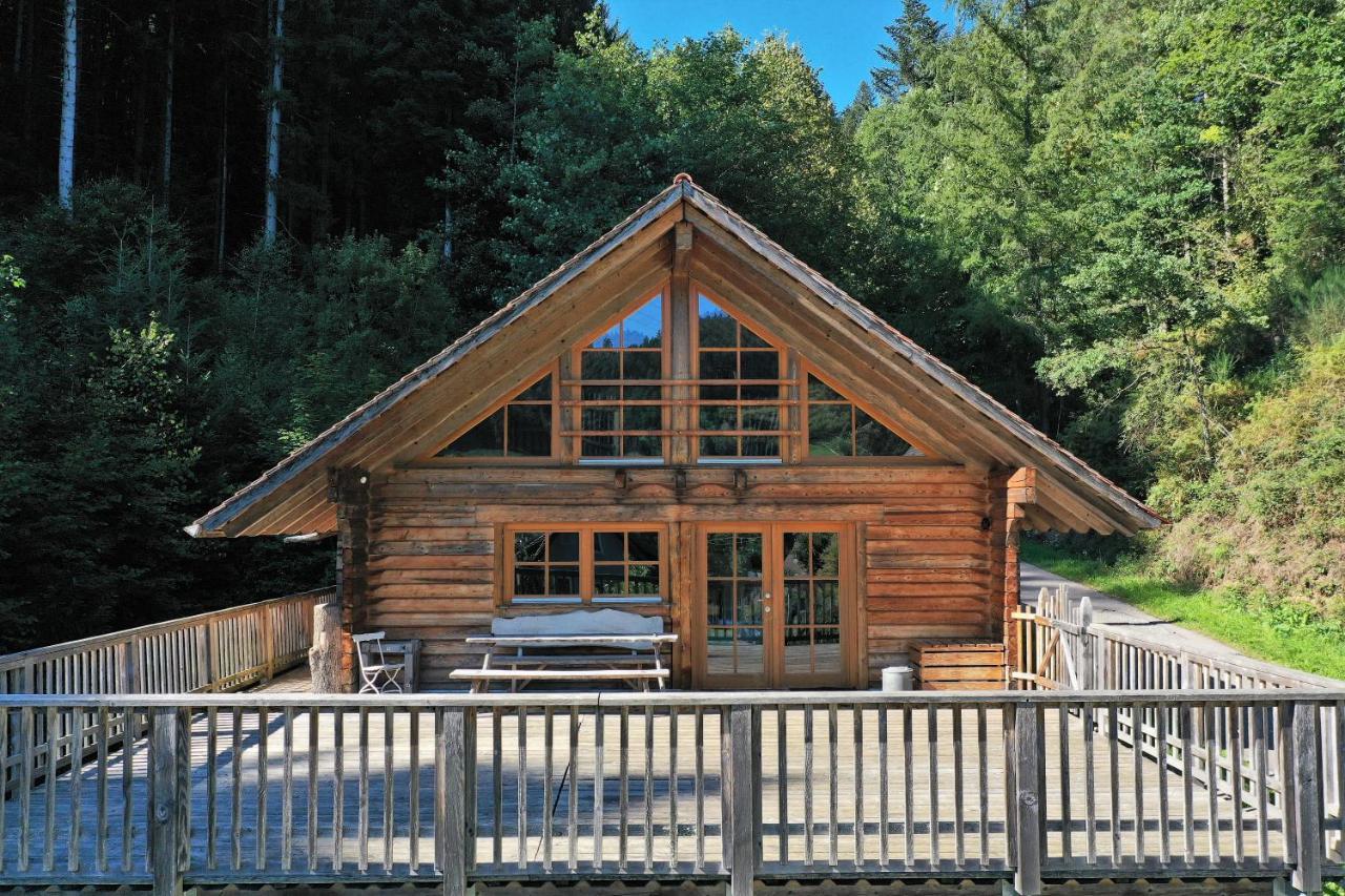 Schwarzwald Blockhaus - Sauna - Kamin - Mit Bettwaesche Und Handtuecher Schenkenzell Екстериор снимка